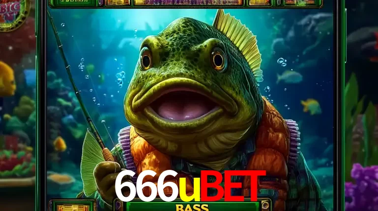 Personagem de peixe pescador do popular jogo de slot com tema de pescaria, uma das emocionantes opções de caça-níqueis para jogar e ganhar no cassino 666ubet.